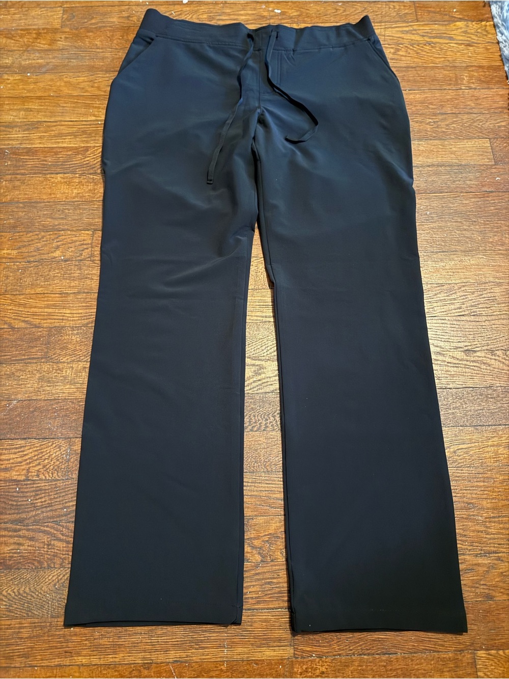 Riders by Lee Women's Black Wide-Leg Drawstring Pants